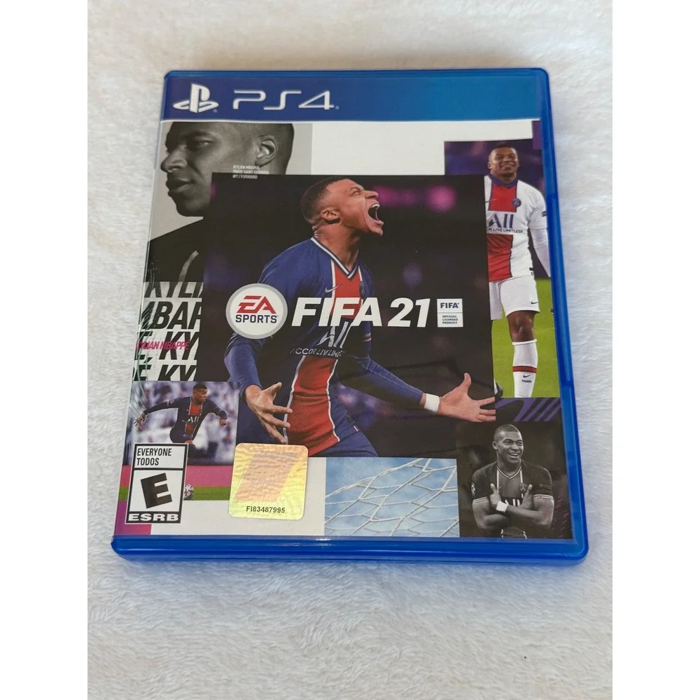 FIFA 21 Sony PlayStation 4 PS4 EA Sports Soccer Video Game Kylian Mbappe Cover